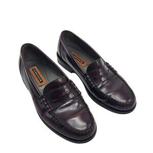 Florsheim Penny Loafers Men's Dress Shoes Brown Leather Handsewn Men's 7.5D